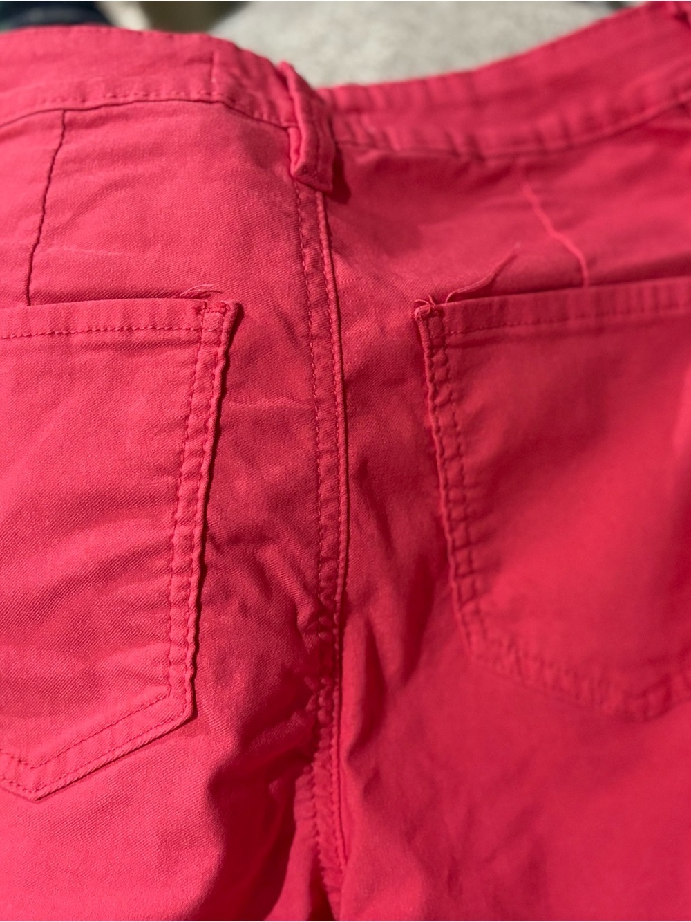 YMI Red Women's Casual Pants - Back Pocket Detail
